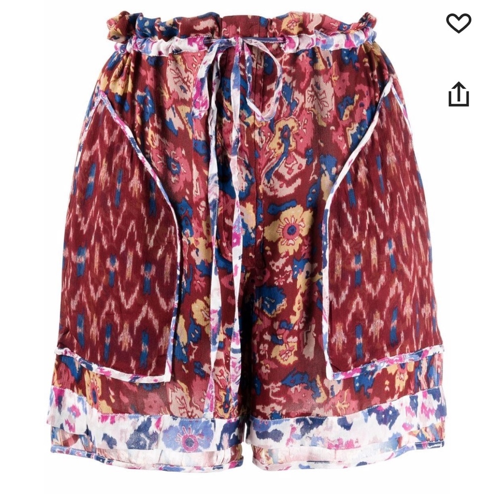 Isabel Marant Étoile Riolmy Abstract Patterned Mini Shorts - Picture 10 of 14